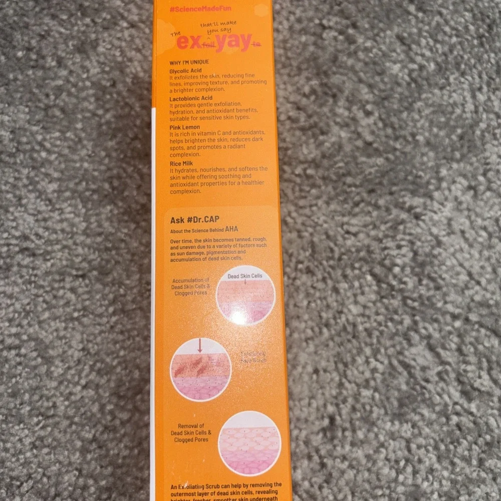 Chemist at Play Face Scrub Unisex 100ml‎ Orange Gentle Exfoliating NEW